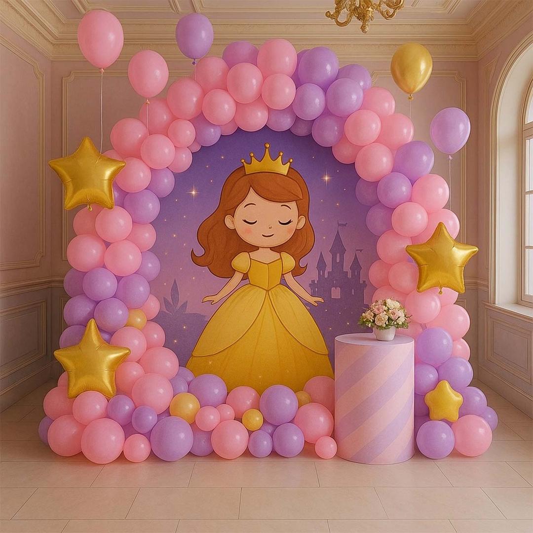 Princess Theme balloon decoration