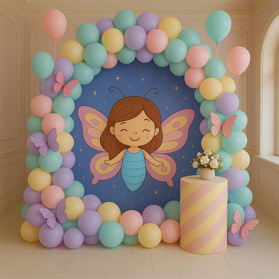 Butterfly theme balloon decoration
