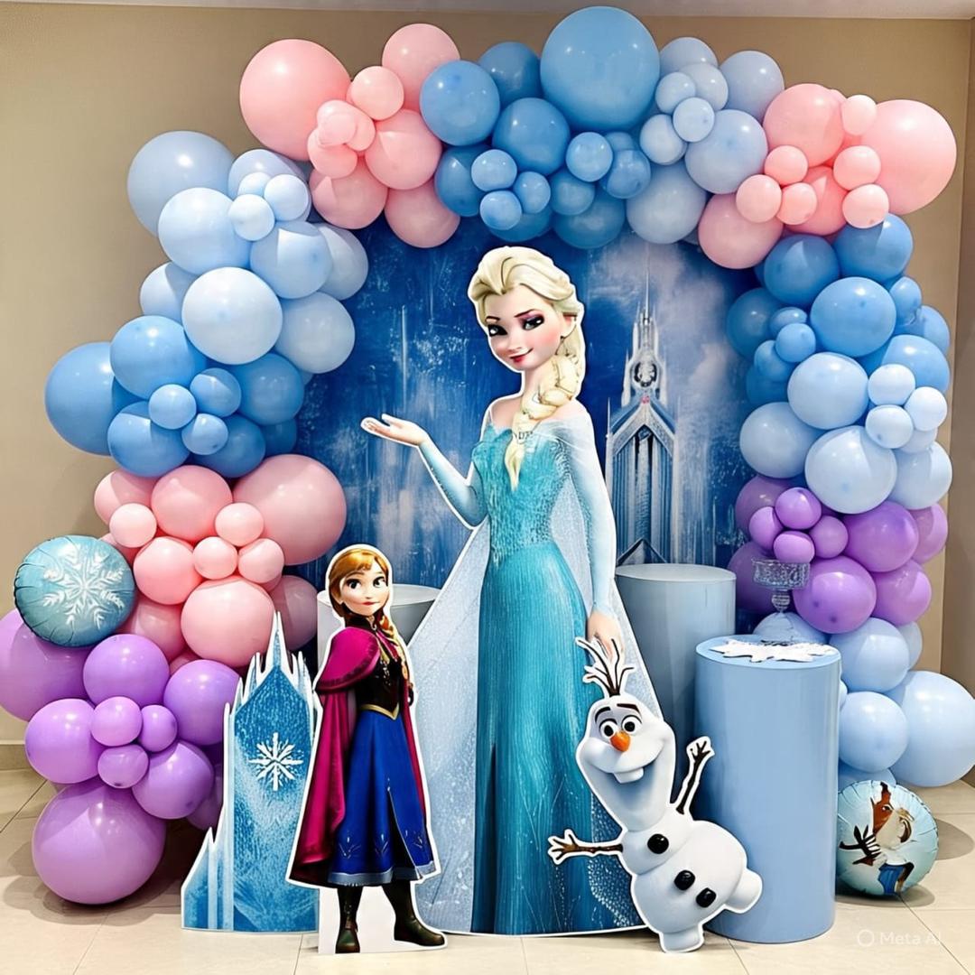 Frozen Theme balloon decoration